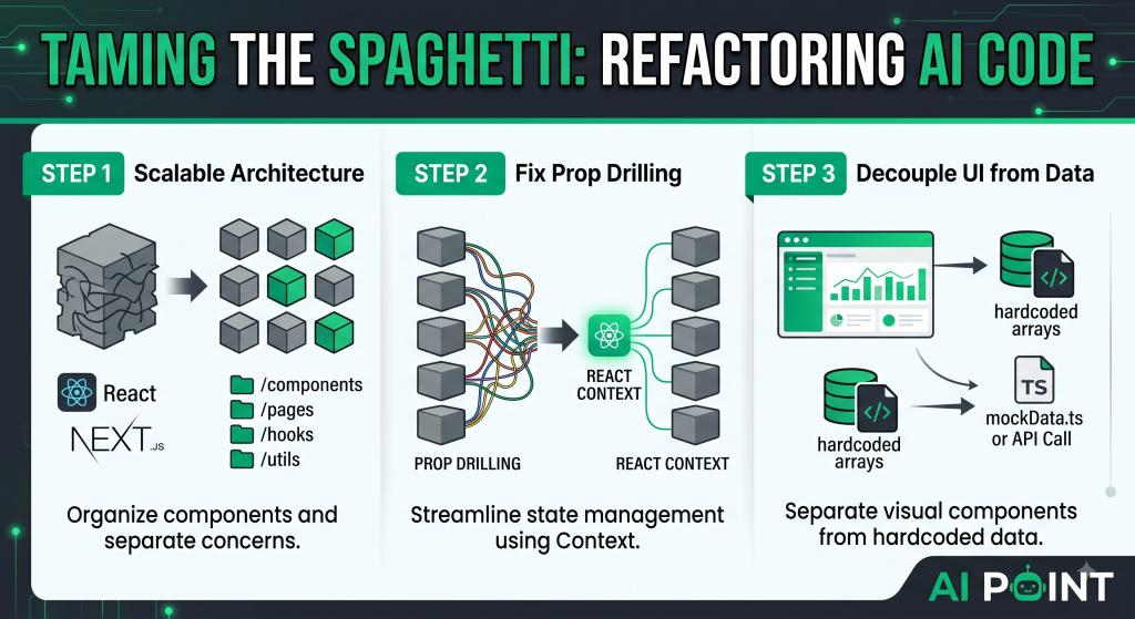  How to Export, Clean, and Refactor AI-Generated React Code.